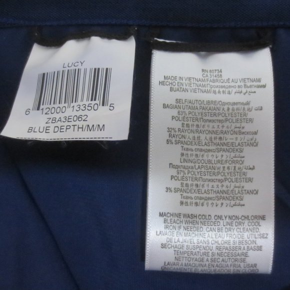 New BCBGMAXAZRIA Lucy Mini Skirt Blue Depth Classy Flare A-line Skater Size M - Picture 6 of 9